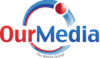 Our Media Logo media Group NO icons